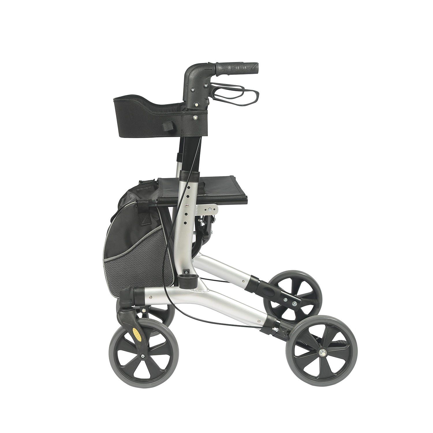 Tonia 4ホイールEuro-Style Design Aluminum Rollat​​or with Seat TRA34