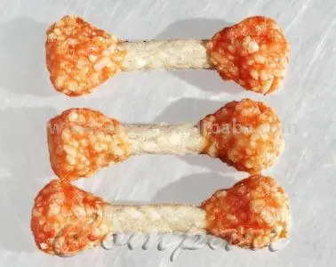 chicken jerky dumbbell with munchy stick