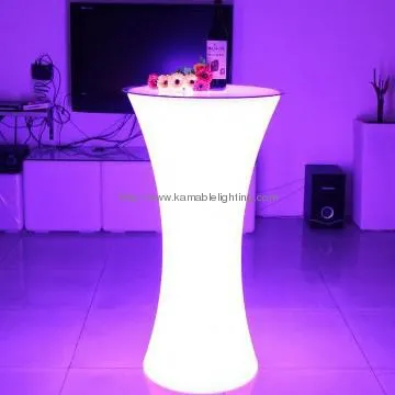 LED furniture 16 colors changing LED bar table