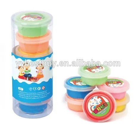 Mini super light air dry bouncing clay kit for kids art&craft