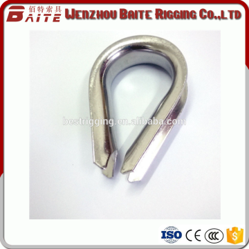 Galvanized heart ring thimble