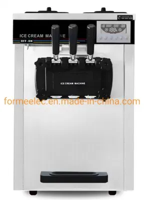 Three Nozzle 18L Ice Cream Machine 20L Soft Ice Cream Maker
