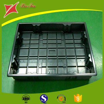 Black Blister packaging tray for electronic parts