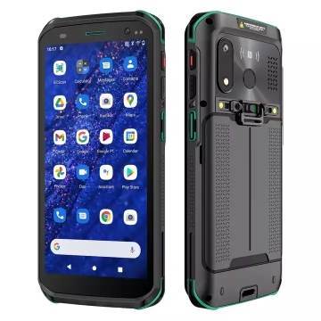 Tinkma New 5.5 '' Android 11 4G Terminal de données mobiles avec scanner à barres 2D, GMS, GPS, NFC, pour la logistique et les entrepôts