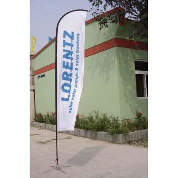 Custom Knife Feather Flags for Event Advertising