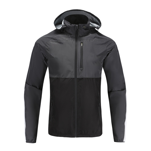 Mens Soccer Wear Zip Up Coat Contract