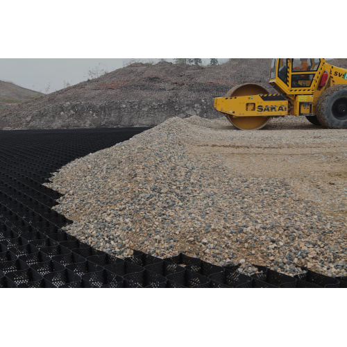 Plastic hdpe pavement plastic geocell 50mm road gravel