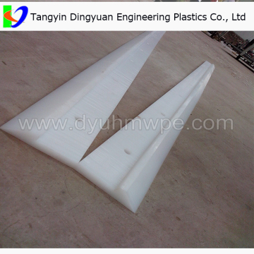 PE1000 machined dewatering elements UHMWPE blade scraper