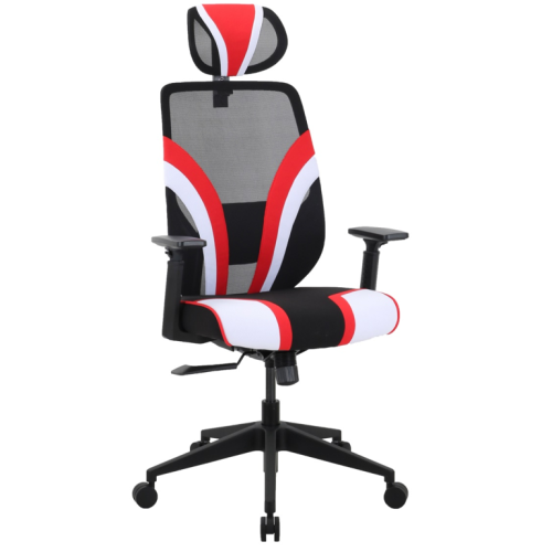 Adjustable Mesh Gaming Chair PP Armrest PU Pad