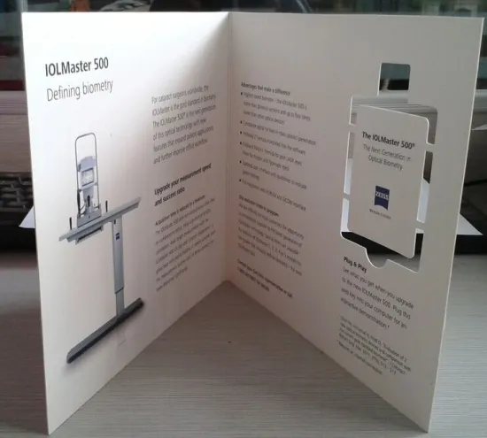 promotional paper card webkey for business