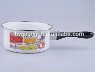 Italian aluminium cookware pot with bakelite handle