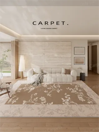 Living room carpet - French-style flowers