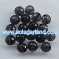 6-20 MM Cristallo Acrilico Sfaccettato Sfera Da Discoteca Perline Grosse Perline Allentate Charms