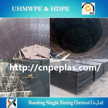 China supplier for UHMWPE coal mining liner board