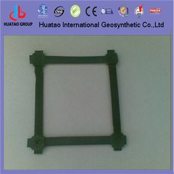 High tensile strength fiberglass biaxial geogrid