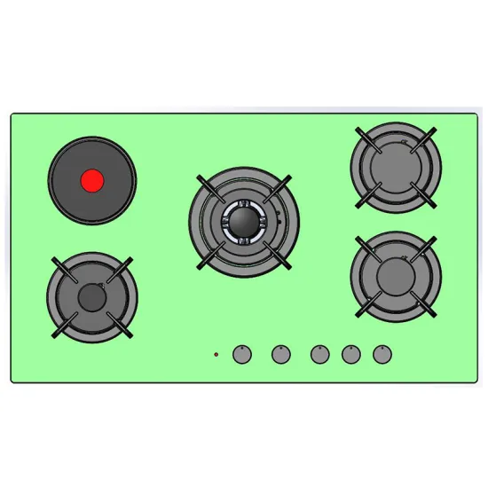 Home Appliance Design: Gas Stove Cooktop with Safety Device & Electric Stove