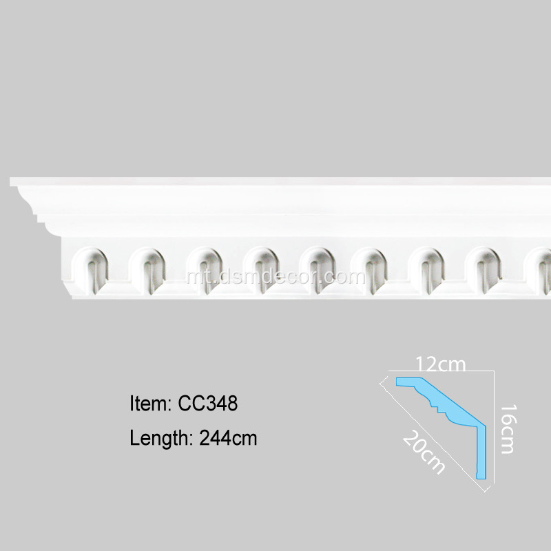 Kwalità Għolja Ġdida Pu Cornice Molding