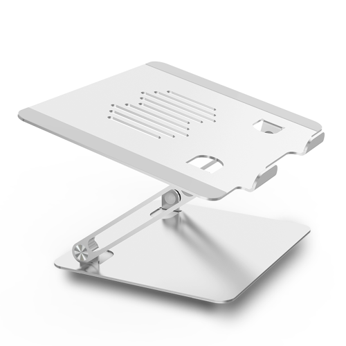 Suporte de alumínio para laptop, suporte ergonômico ajustável para notebook
