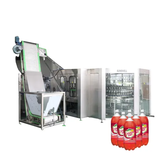 Carbonated Soft Drinks Filling Bottling Plant