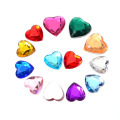 Heart shape aquarium acrylic colour stons composite