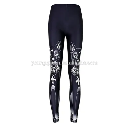 RM1506 digital printing long-eared cat legging pantyhose