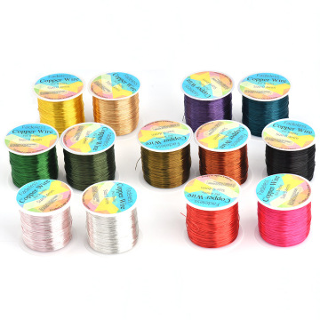 0.2-1.2mm Golden, Silver, Copper Wire Strings for Jewelry Making DIY