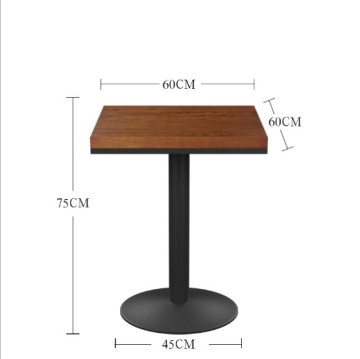 Steady Square Fashionable Design Coffee Shop Tables