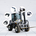 3ton 4ton diesel articulou 4 WD Off-Road Forklift