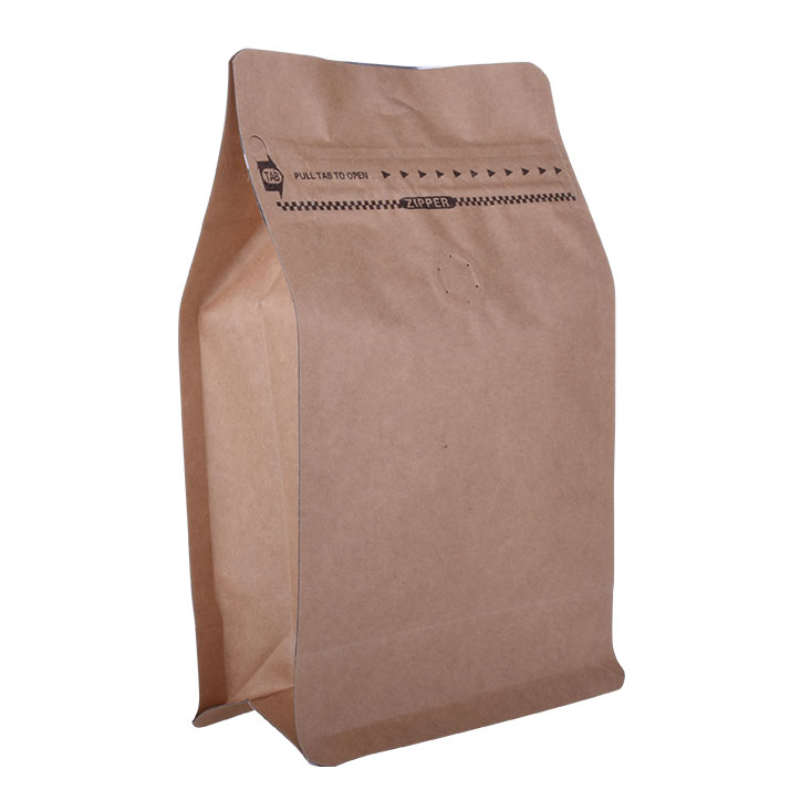 Custom kraft paper zipper bag