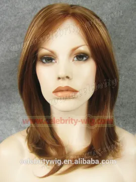 Nature Blonde Straight Synthetic Lace Front Wig