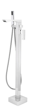 Brass Brushed Freestanding Bathtub Faucet