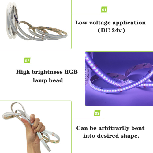 RGBW COB LED Flex Strip Light CRI>90