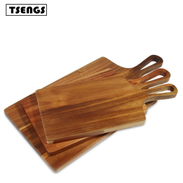 الموردين الصين المخصص شعار Acacia Wood 3pcs Board Board Wooden Board