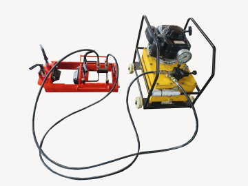Hydraulischer Schienenschweißschneider