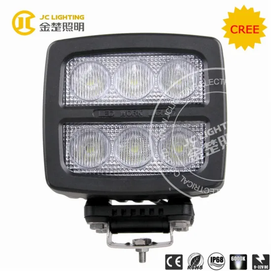 High power 60w ip68 cree chip led work light for automobile, truck, bus, 60w motorcycle led headlight, 60w cree led headlight