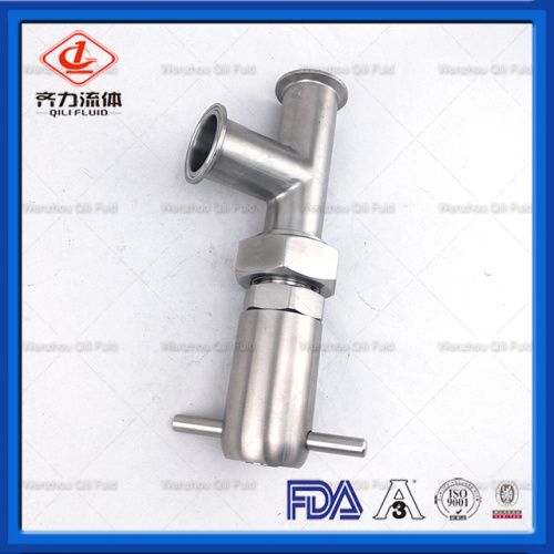 Sanitary Clamp Tee Connection Relief Valve