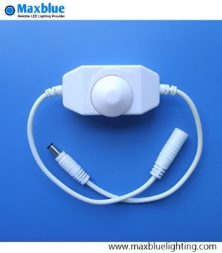 DC12V-24V Switch on Cable LED Dimmer Controller for LED Strip Lighting