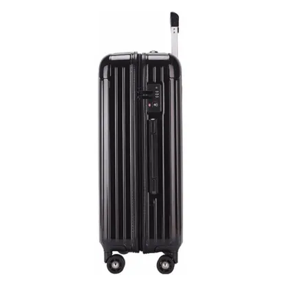 Aluminum frame travel zipper suitcase