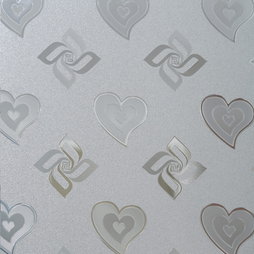 Love pattern Decoration Static Printing Window Sticker