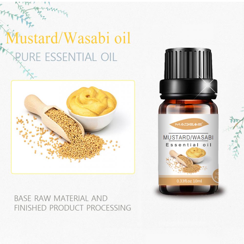 Wholesale mustard essential oil organic pure wasabi oil