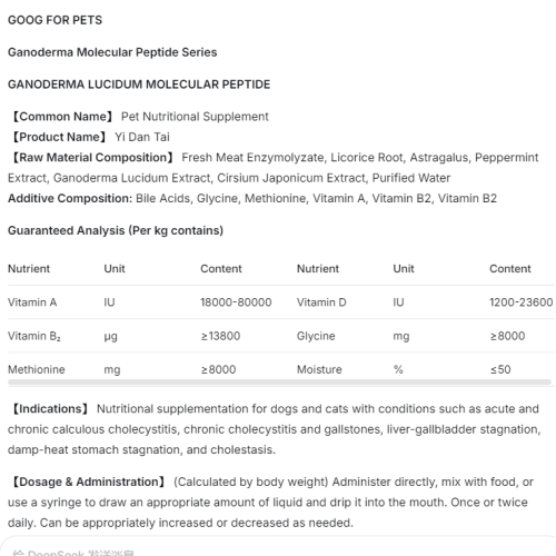 Suplementos nutricionais para suporte de enzimas digestivas em animais de estimação