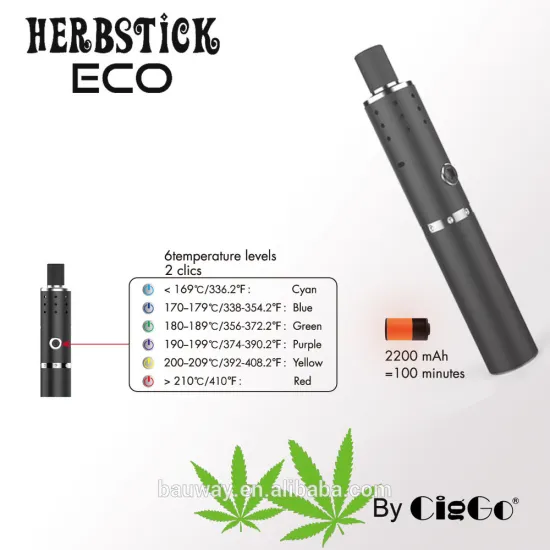 2017 fashion style smok stick kit best seller vape mod dry herb vaporizer Herbstick ECO vape mod vapour cigarette