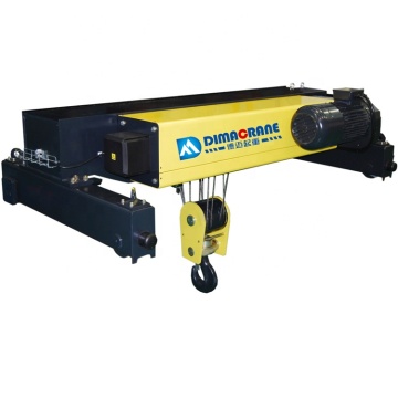 5 Ton Euro-Style Double Girder Beam with 10 Ton Wire Rope Electric Hoist - 12.5 Ton Capacity