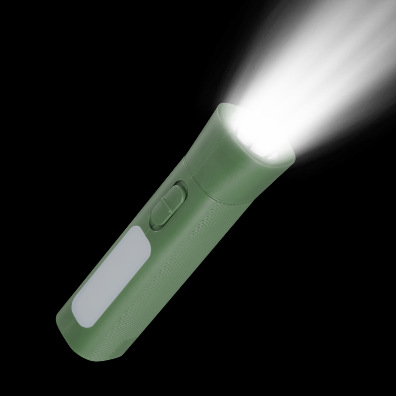 USB Rechargeable Mini Flashlight With Emergency Side Light