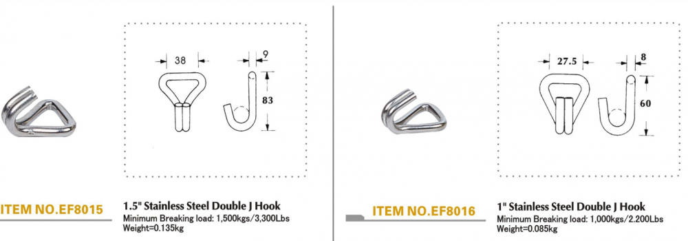 specification of J hook