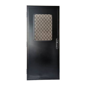Factory Aluminum Alloy Frame RV Door with Three-Point Lock and Mosquito Protection