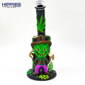 Glass Percolator Dab Rigs with 420 Alien boy