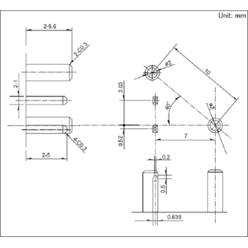 Interruptor de terminal de conector de enchufe