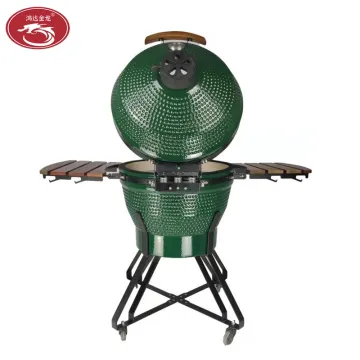 Big Black Kamado Ceramic BBQ Grill 22 26 Joe Outdoor Charcoal Grill