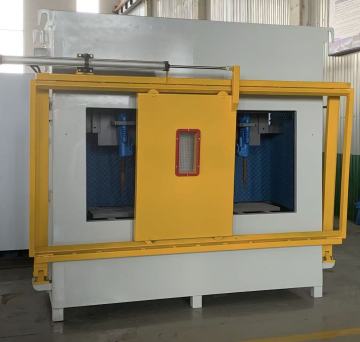 Double-door fully enclosed vibration shelling machine